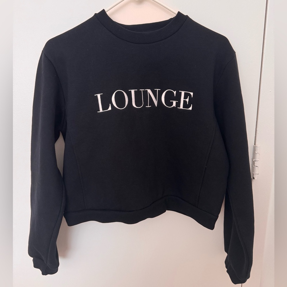 Lounge Cropped Sweater and Short Set